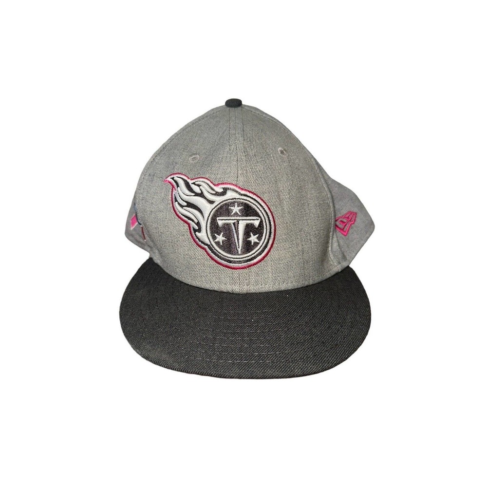 Tennessee Titans Size 8 1/8 Breast Cancer Awareness Fitted New Era Hat